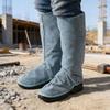 Heat Resistant Industrial Leather Welding Spats Foot Shield Guards Covers For Maximumly Safety In High Risk Areas 2 Pack