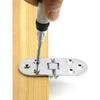 4 Pieces Folding Flip Hinges 180 Degree Hinges, Zinc Alloy, Folding Table Hinge, Drop Down Hinges For Folding Tables, Cabinets, Wardrobe Doors