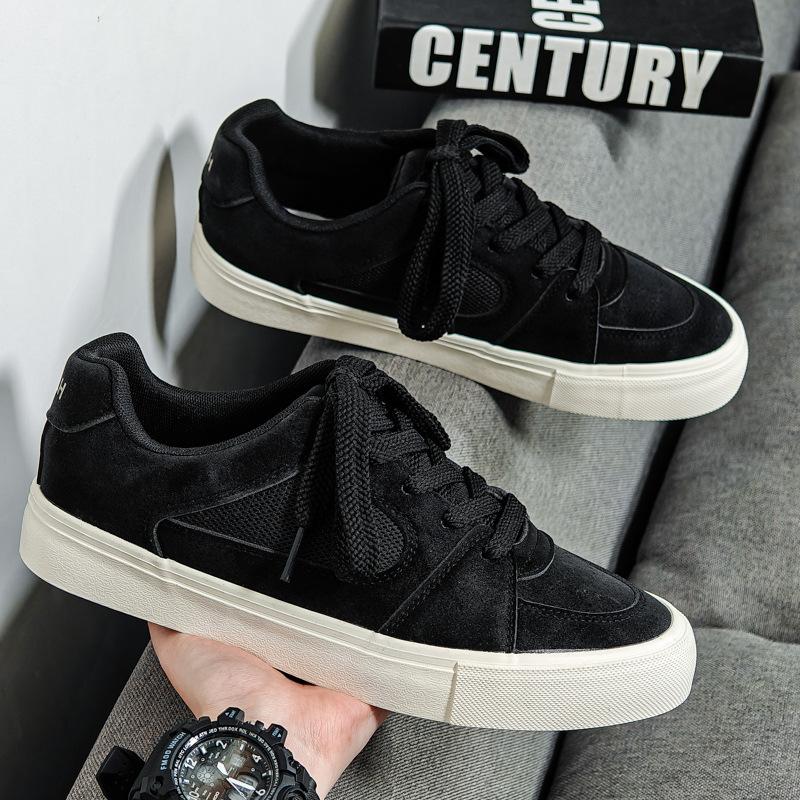 Spring and autumn new niche low-top breathable casual board shoes couple bread shoes