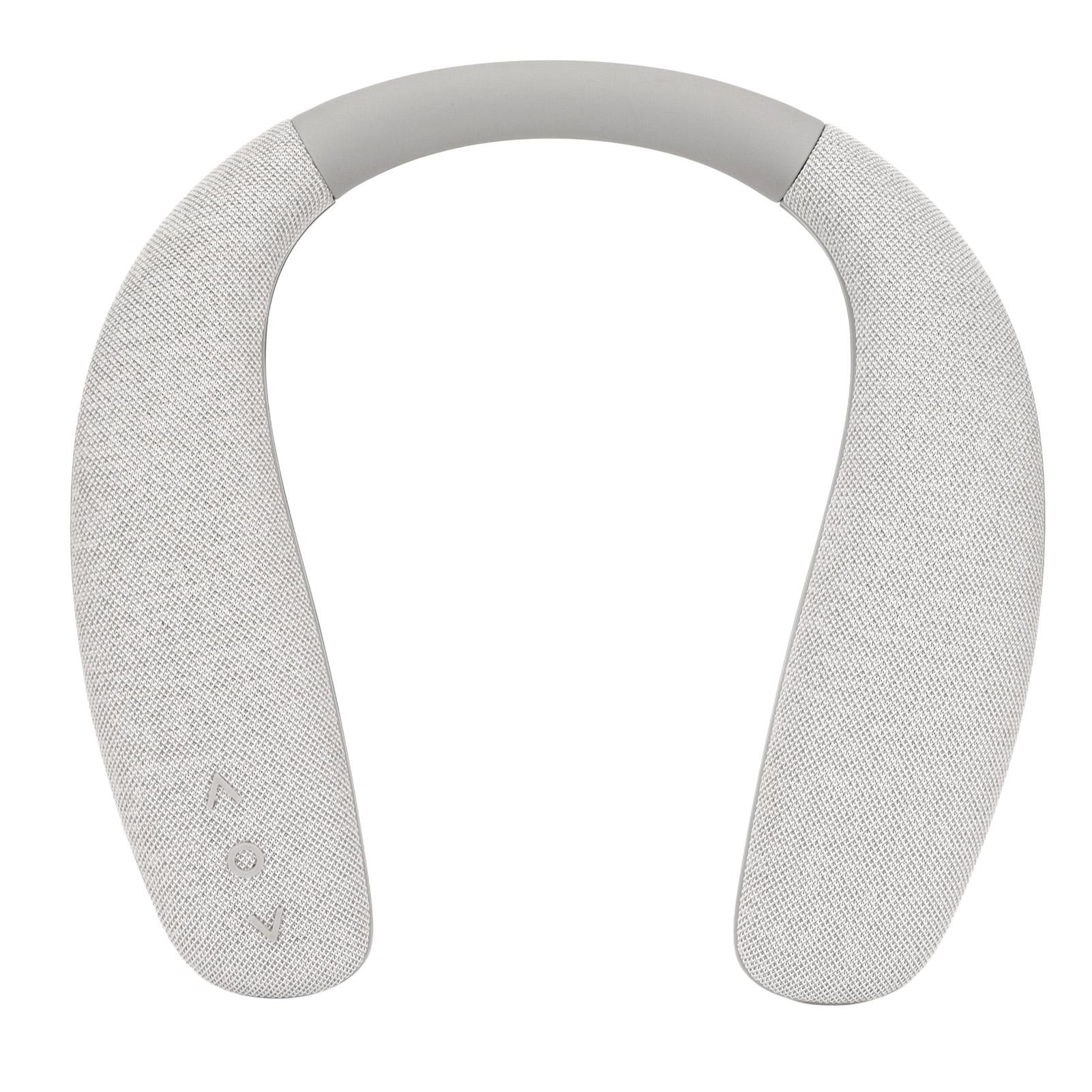 

Bluetooth-динамик с шейным ободом, стереосистема с шумоподавлением, беспроводная носимая колонка с микрофоном серый