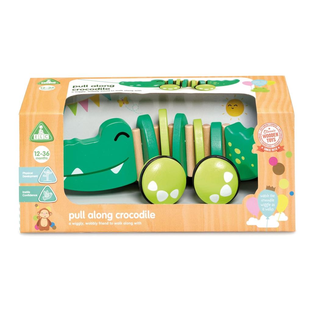 Early Learning Center Krokodil Ziehen Krokodil Laufen Ziehen Authentisches Spielzeug, Spielzeug, 200552,