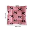 Useful Cotton Bowknot Cup Pad Unique Cup Mats with Bowknot Pattern Delicate Fabric Coaster for Glasswares Protect