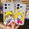 Case for Xiaomi Redmi Note 14 Pro Plus 13C 10S 9 10 14C 11S 12S 12 11 A4 Note 13 Soft Phone Cover Anime Sailor Moon