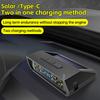 Solar/USB Powered Tire Pressure Monitoring System with 4 Sensors Tire Pressure Monitor System LCD Display for RV Sedan SUV Truck