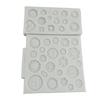 Exquisite Button Shape 3D Fondant Chocolate Candy Molds Polymer Craft DIY Molds