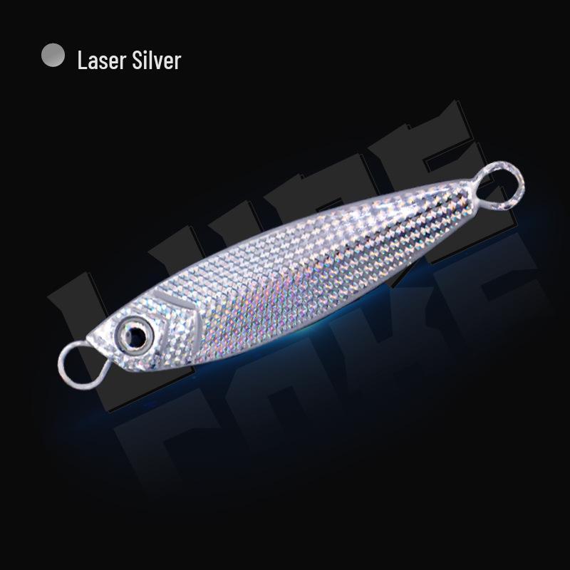 Yan Luya Long Cast Metal Jig for Freshwater & Saltwater Fishing - Sinking Lure with Blood Groove Hook for Bass, Walleye, & Mackerel