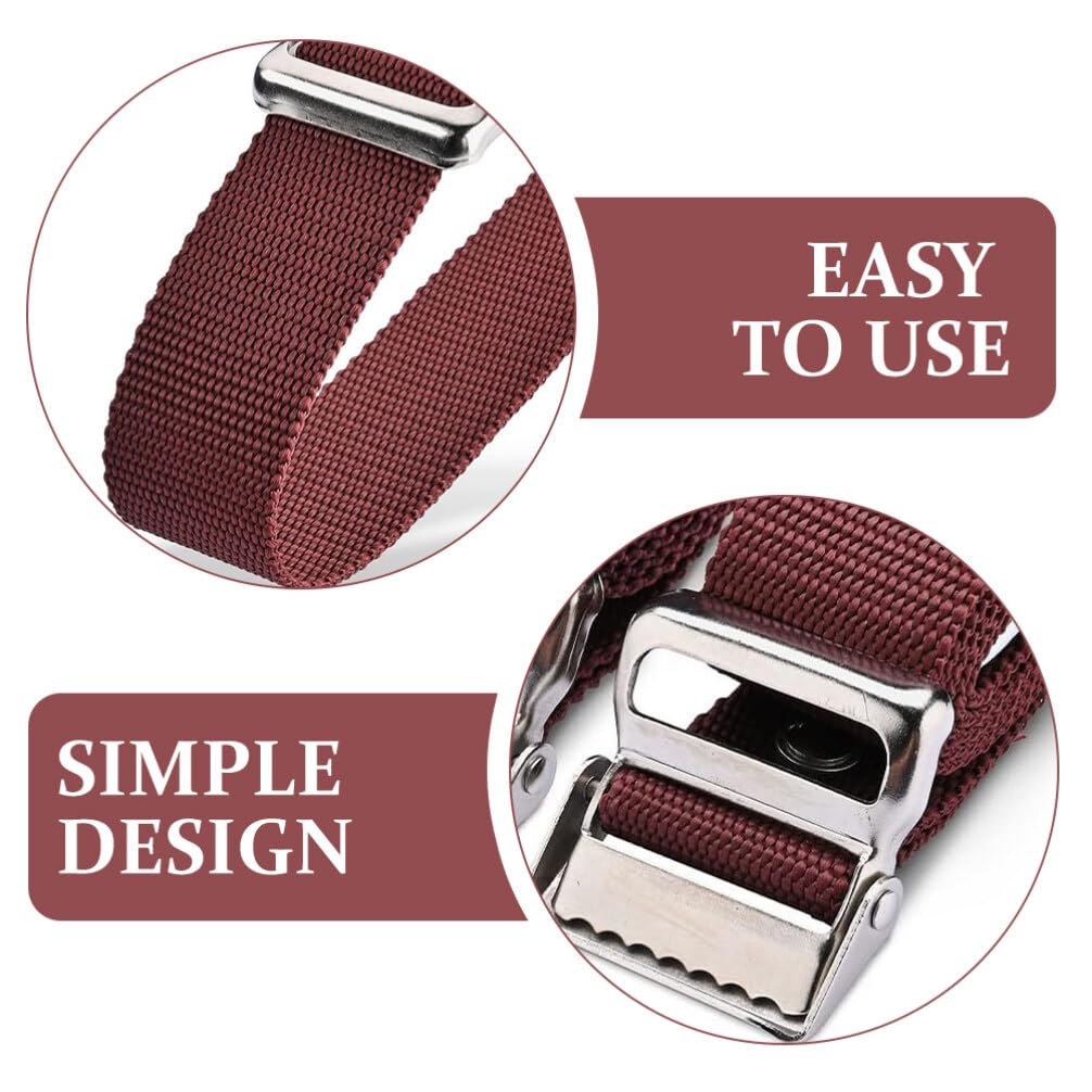 BESPORTBLE 2 Pack Drywall Stilts Leg Band Straps Stilt Fixing Belts Cuffs Adjustable Nylon Straps