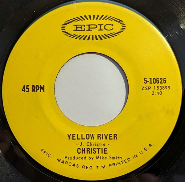 

7inch Record CHRISTIE Yellow River Down The Mississippi ZSP153899 Epic 1970 US Rock Used