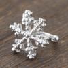 1Pair of Elegant and Exquisite Snowflake Earrings for Women, Unique Design, Simple Daily Earrings