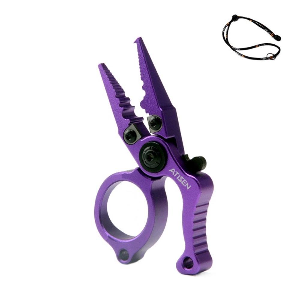 

Line Cutter Mini Lure Pliers Aluminum Zinc Zinc Alloy Ring Openers Pliers Fishing Pliers Pesca Accesorios фиолетовый