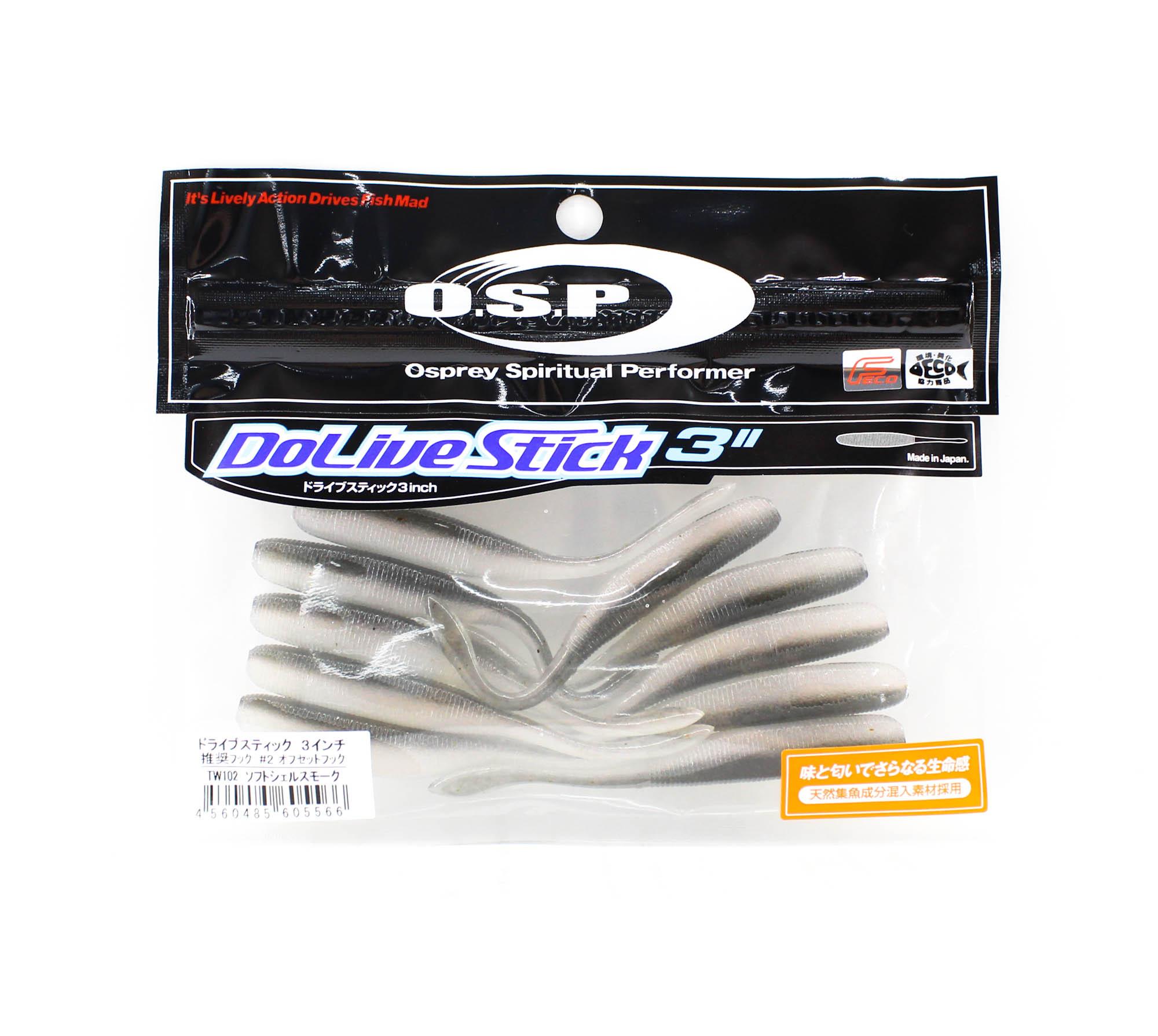 

Мягкая приманка OSP Dolive Stick 3 дюйма TW-102 (5566)