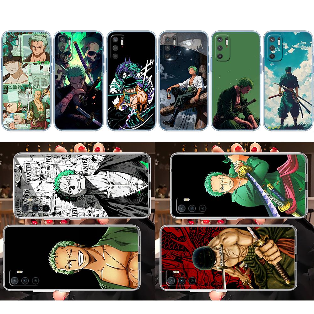 One Piece Zoro Soft Shell Transparent Phone Case for Motorola Moto Edge 20 30 40 50 S30 Fusion Ultra Pro Neo Lite + G200 G23
