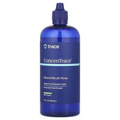 Trace, ConcenTrace® Mineralny płyn do płukania jamy ustnej, Bezalkoholowy, Miętowy, 10 fl oz (296 ml)