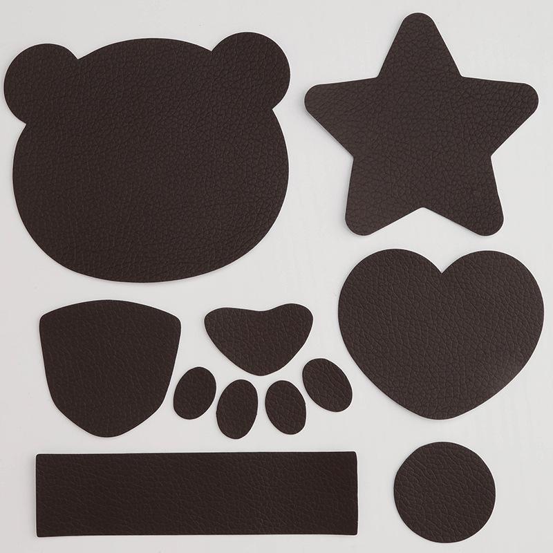 Selbstklebender Bär Kunstleder Reparaturflicken für Sofa- oder Zigarettenbrand-Schäden