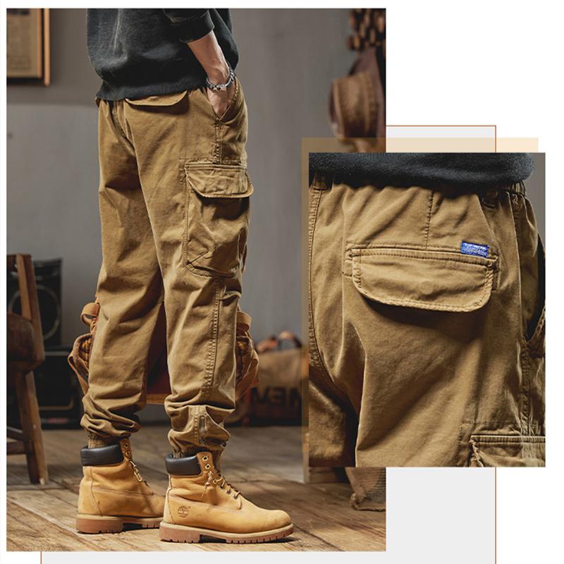 Pánské cargo kalhoty JAYSCE Multiple Pocket Winter Fleece Teplé vojenské kalhoty Pánské Outdoorové taktické kalhoty pro muže Cargo Y2k Kalhoty