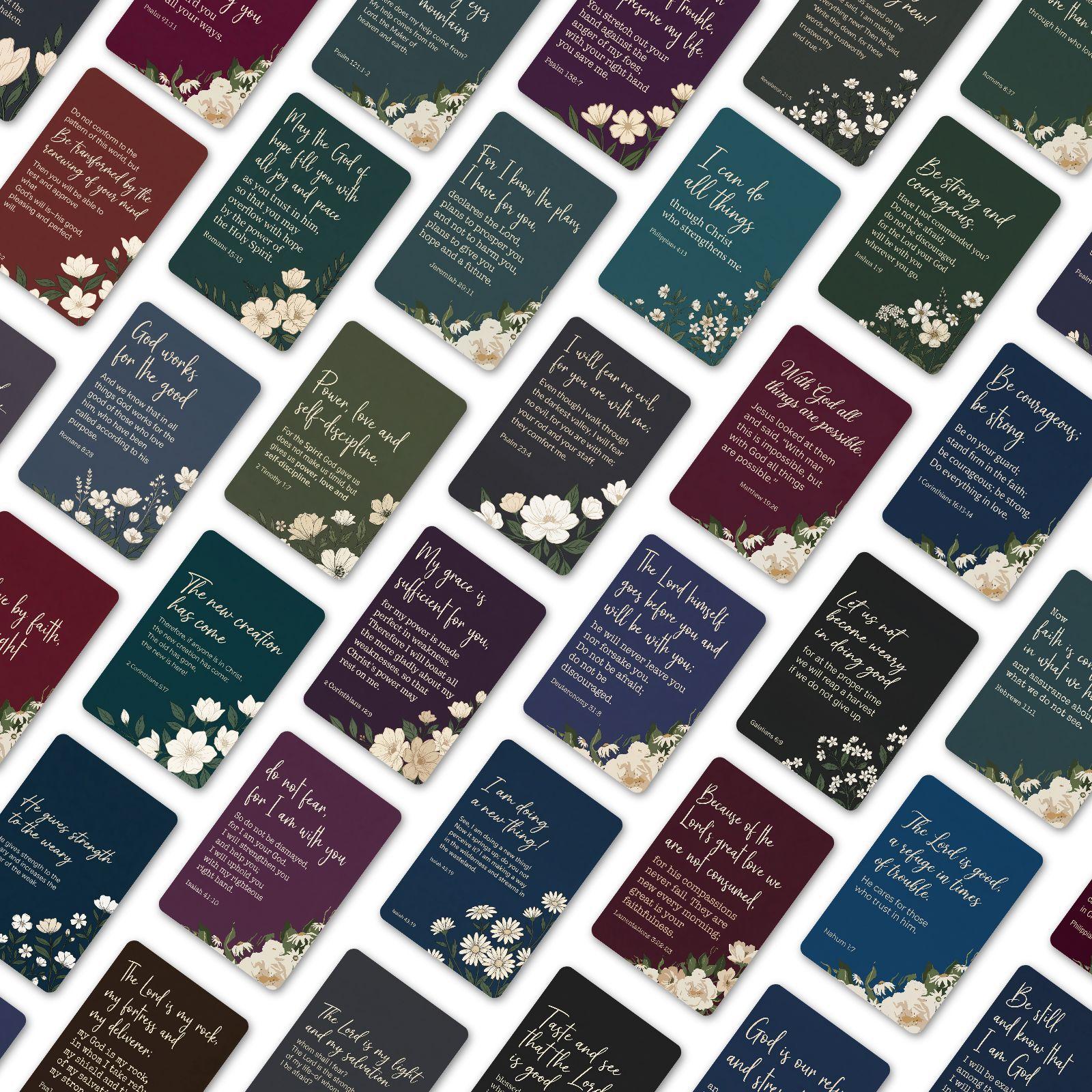 

36 Dark Encouragement And Motivation Scripture Card Set Hand Account Material Wall Decorative Text Cards RXHB0132