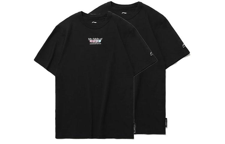 Мужская футболка из коллекции спортивной моды Li Ning, черная, AHSR167-3 M