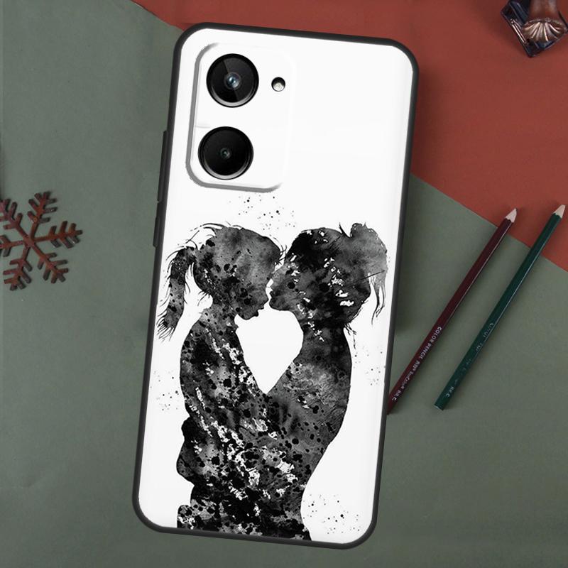 Super Mom Love Kid For Realme GT Neo 5 3 2 T 8 9 10 11 Pro Plus C11 C15 C21 C25 C30 C31 C33 C35 C55 C21Y Case