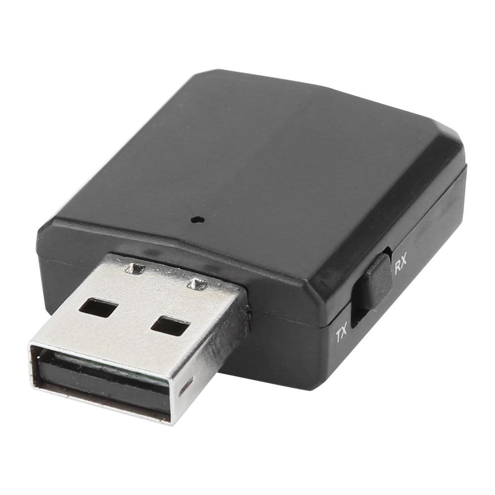 

USB Бездротовий Bluetooth 5.0 Адаптер Чорний o Музичний Приймач Передавач для Автомобіля ТБ