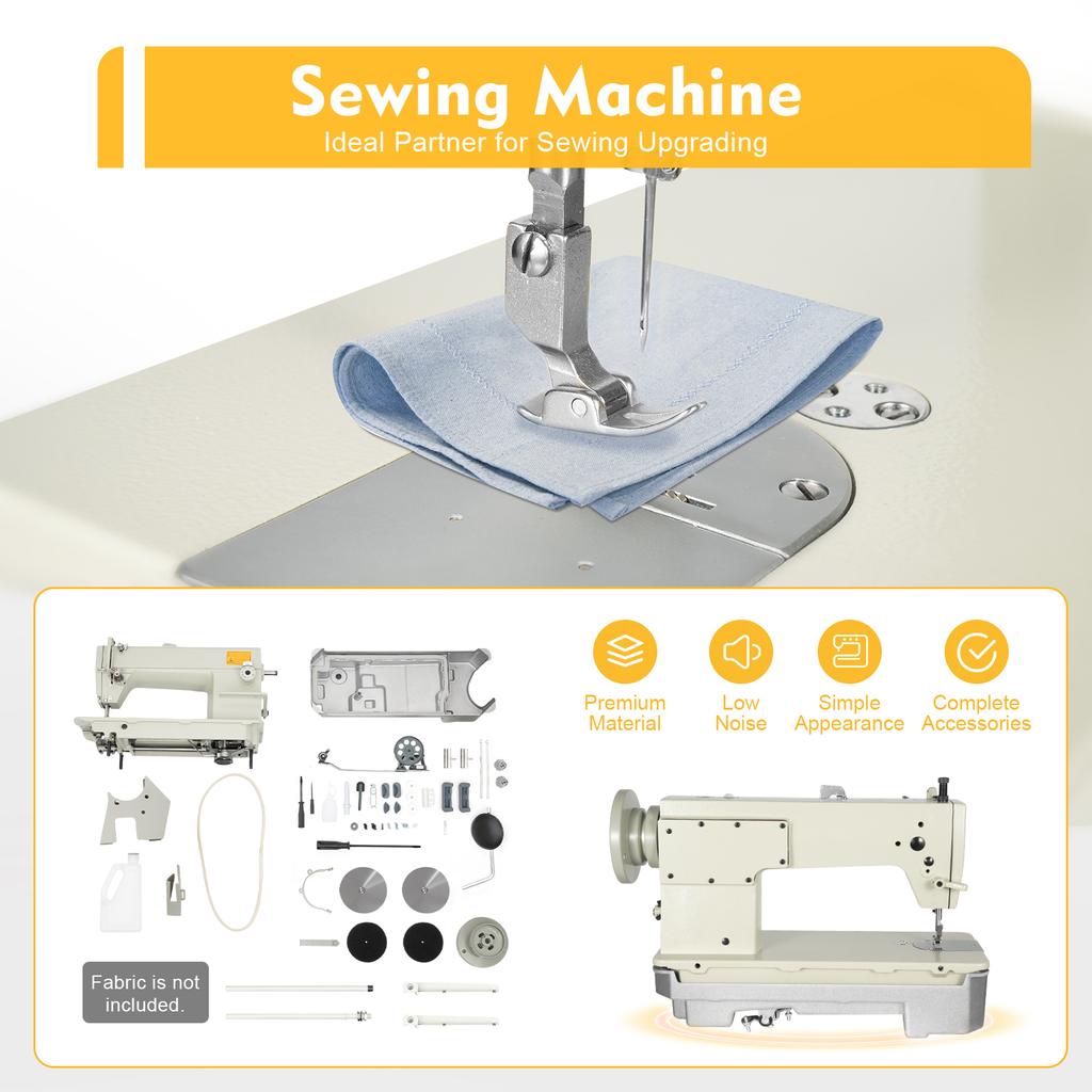 Industrial Automatic Sewing Machine, SM 6-9 Portable Leather Upholstery Walking Foot Sewing Machine,for Jeans,Tents, and Leather