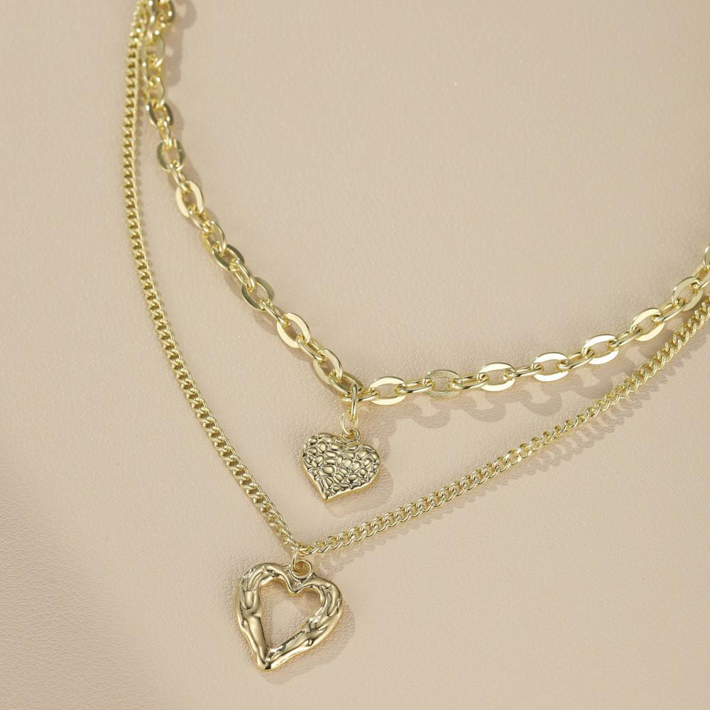 Quality Heart Premium Shaped Necklace With Angel Wings For Trendy Fashion Womens