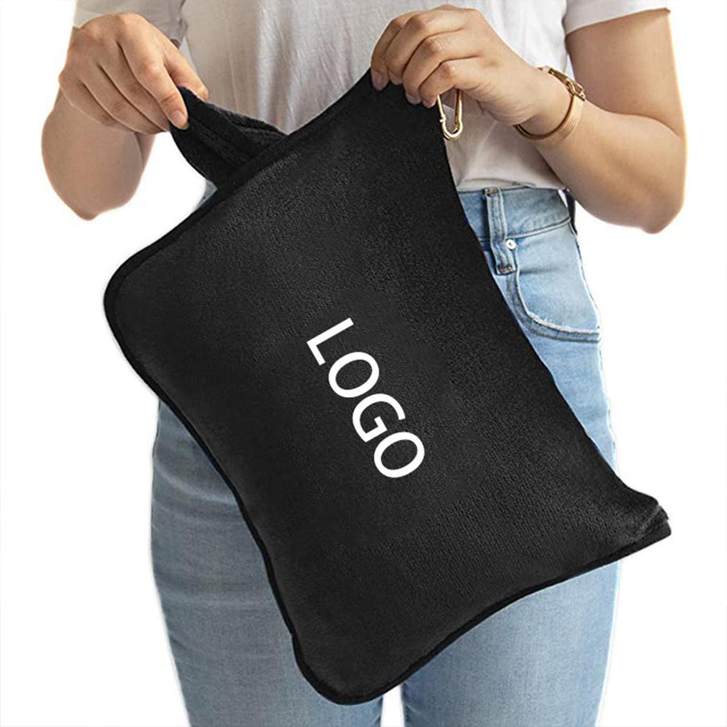 Lightweight Travel Blanket And Pillow Set Gifts For Travel Enthusiasts Portable Air Blanket