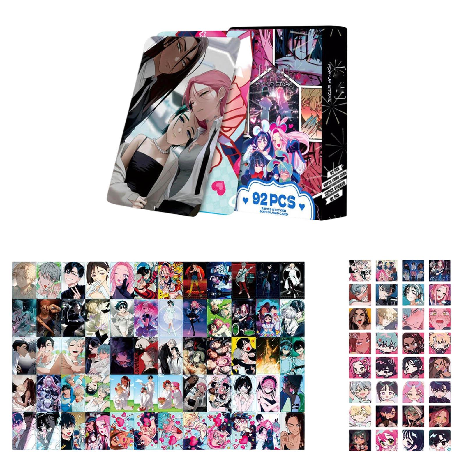 

2PCS LOMO Card Double-sided High-definition Color Printed Photo Card, Greeting Card, Bookmark, Collection Card, Sticker One Size