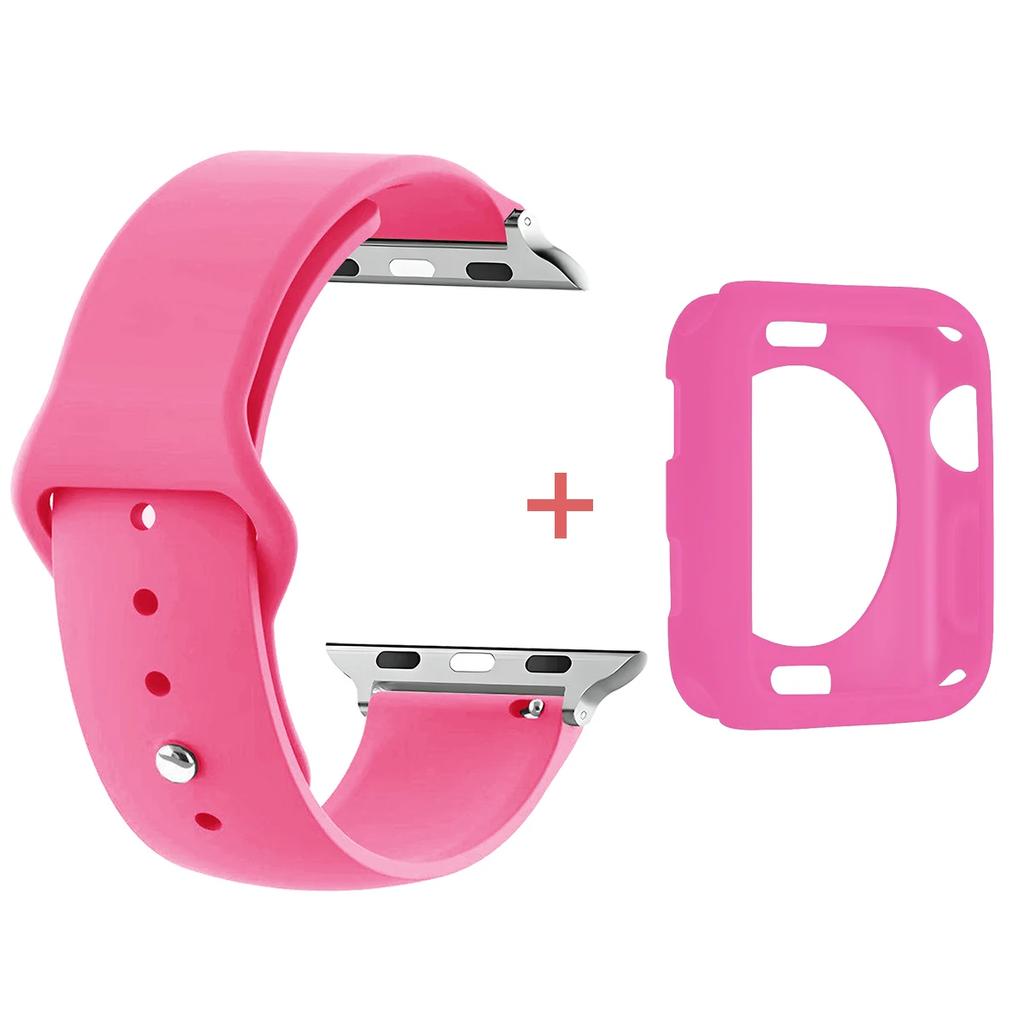 Custodia in TPU+Cinturino per Apple Watch Band 46 42 44 41 40mm 45mm 49mm Protezioni Schermo per Apple IWatch Serie 11 10 9 8 7 6 band