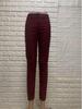Pantalon décontracté ajusté et élastique couleur bonbon