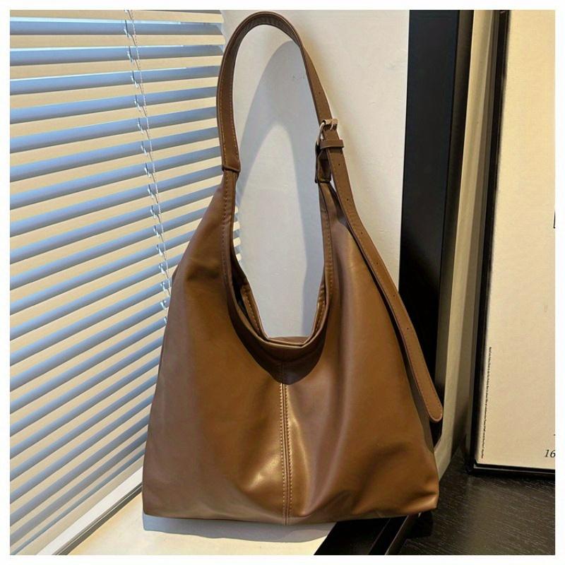 Large Capacity Tote Bag for Women Chic Autumn Versatile Shoulder & Handbag for Work, School, and Everyday Use, Everyday Tote Purse