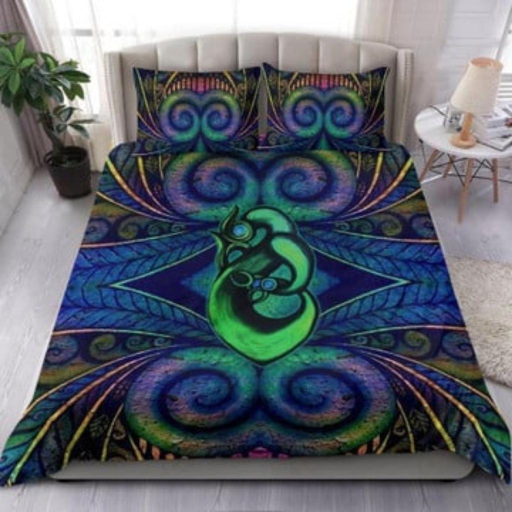 Duvet Cover Set Tmarc Tee Maori Aotearoa Tattoo Bedding Sets Pillowcase