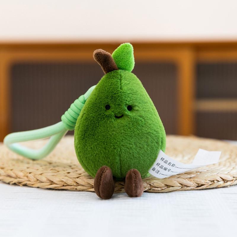 Cute Fruit Plush Keychain With Pp Cotton Filling For Kids Girls And Boys