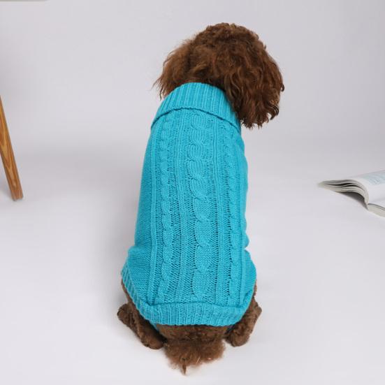 Evcil Hayvan Giysileri Esnek Tek Renk Alerji Önleyici Solmaya Dirençli Kolay Giyilen Sıcak Tutma Polyester Köpek