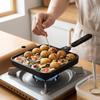 Cast Aluminum Alloy Cooking Tray 16-Hole Household  Plate Smooth Snack Grill Plate  Street Stall