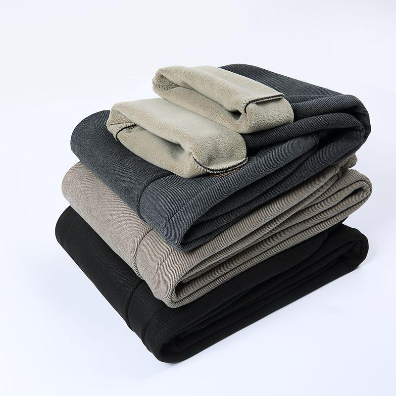 Haremshose mit hohem Bund und Fleecefutter für Damen - Herbst-/Winterstil