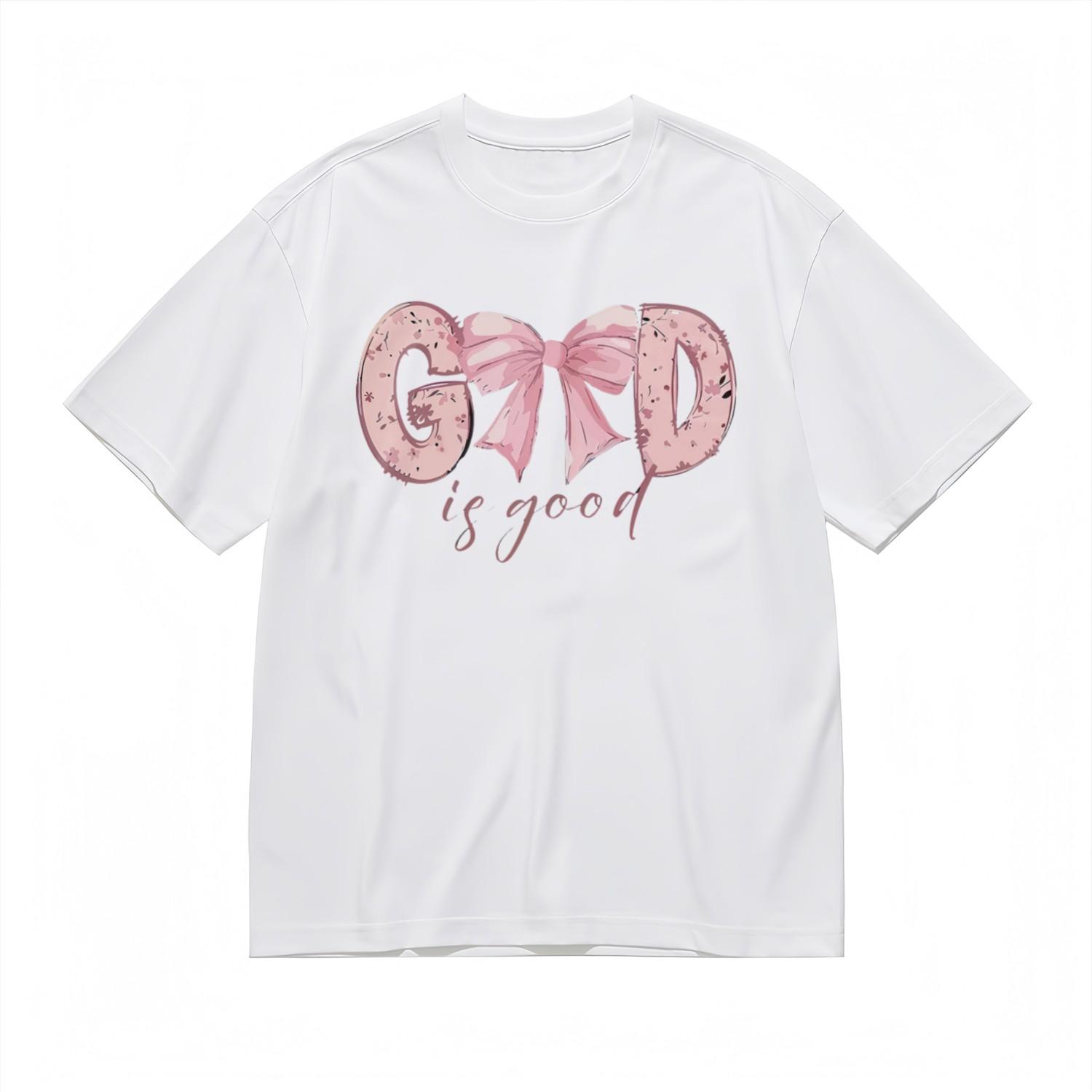 Men s Comfy Fashion Slight Stretch Classic T-Shirt Mens Womens Tees Top Inspirational Bow Design Tee S