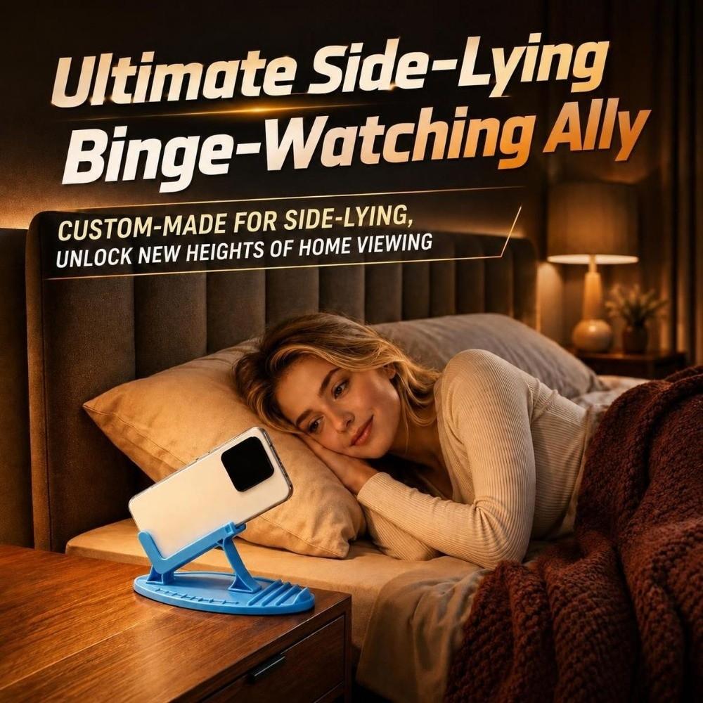 Plastic Side-lying Phone Holder Multi-mode Horizontal Phone Holder Lazy Phone Stand  Bed Sofa
