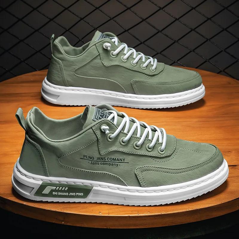 

Мужские вулканизированные туфли на плоской подошве, нескользящие, износостойкие, дышащие, классические, модные, повседневные туфли из парусины, брендовая обувь для мужчин 44