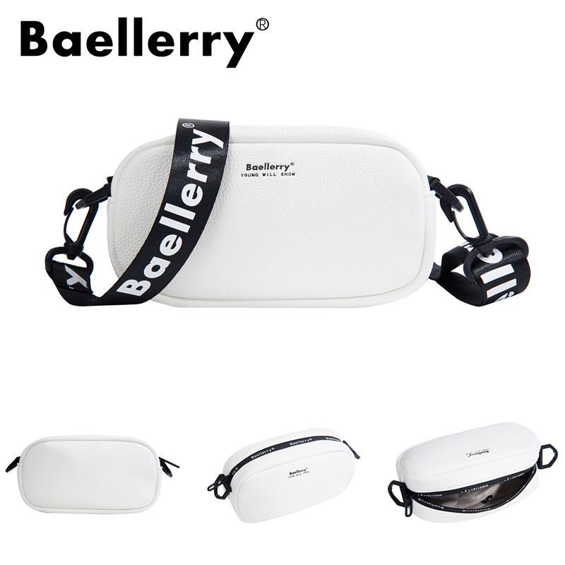 Baellerry Women Shoulder Bags Artificial Leather Crossbody Bag for Ladies Zipper Phone Bags Handbags