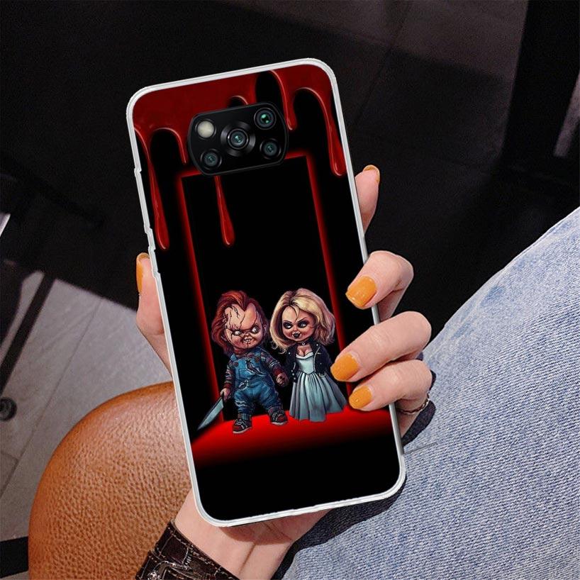 

Chucky Child s Play Phone Case For Xiaomi Poco X7 X6 X5 Pro F7 Ultra Redmi 15C 15 13C 13 12C 12 10 10A 10C 9 9A 9C 9T Cover Poco Xiaomi Poco X5