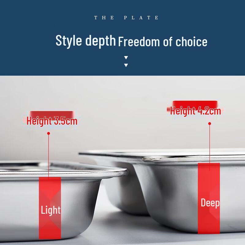 Wuhua 304 Stainless Steel Divided Lunch Box Set