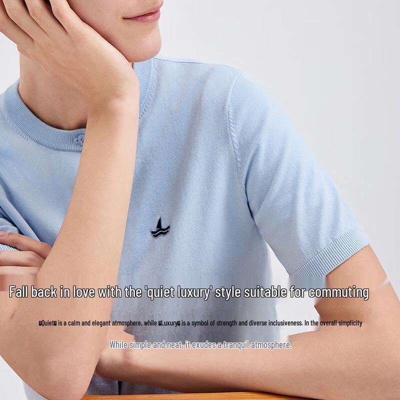 Navigare Women's Short Sleeve Knit Cardigan