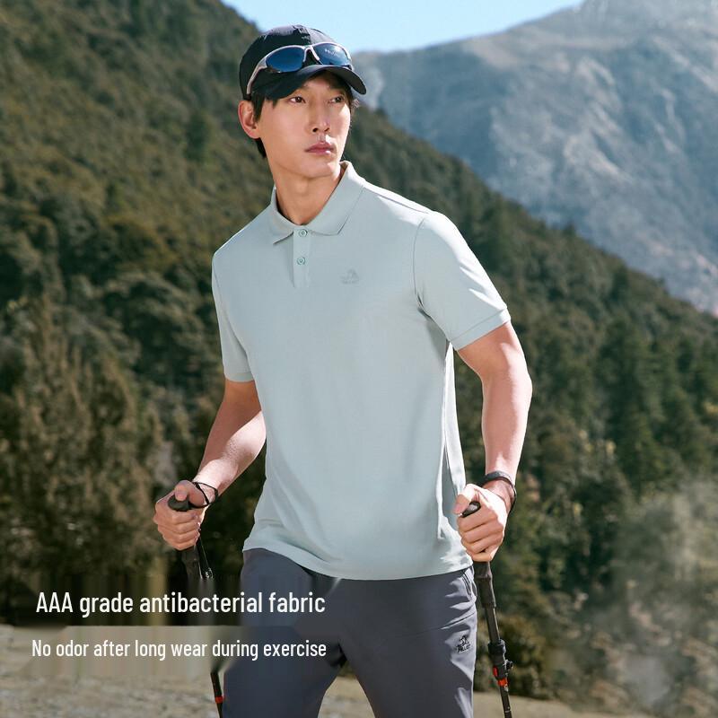 PELLIOT Outdoor Quick-Dry Anti-Bacterial Polo T-Shirt