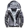 Mens Sweatshirt Hooded Autumn and Winter Men's Baseball Clothing Padded and Thickened Men's Jacket Warmth