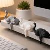 Enfeite de Gato Dormindo Impresso em 3D Estátuas Decorativas Criativas de Gato Decorações de Gato para Mesa Uso em Desktop