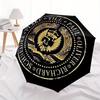 1pc SEAL OF AUTHORITY Umbrella with Plastic Handle,Suitable for All Seasons Home Travel Outdoor UmbrellaM1075