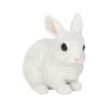 Ubia Crouching White 12 X 8 X Doll Animal Garden Rabbit, 10.7 Cm, Figurine, Ornament, Decor, Rabbit, H12521-4