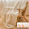 OEING Winter Thickened Rabbit Velvet Blanket