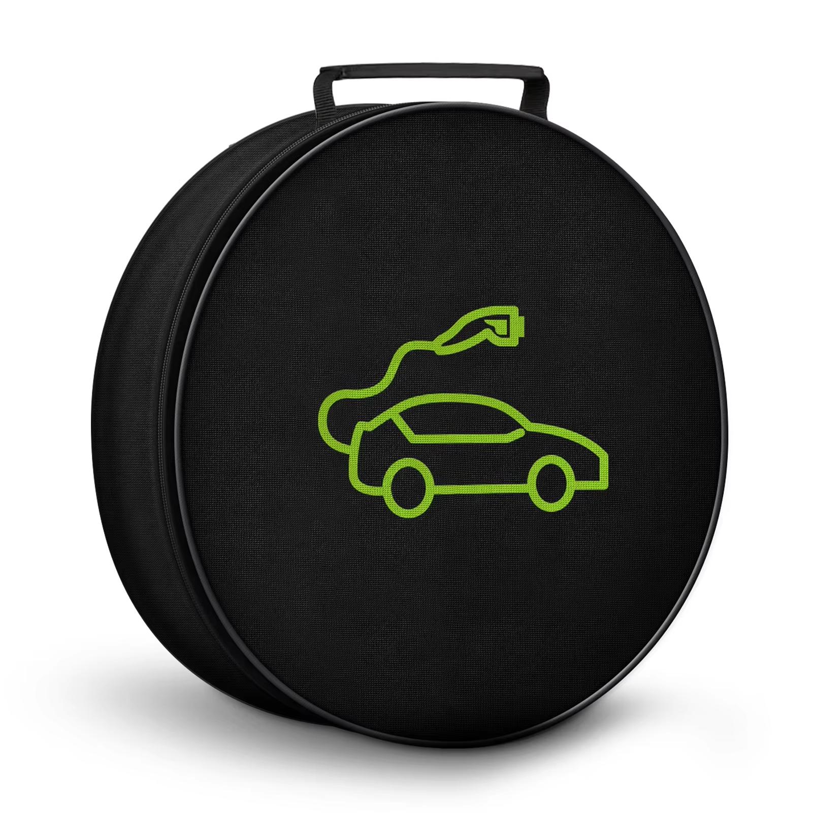 

Portable EV Charging Cable Storage Bag Automotive Jumper Cables Carrying Case Organizer Waterproof Container For Electric Car