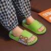 Cartoon Parent-Child Indoor Slippers for Kids and Adults - Summer Bathing Shoes